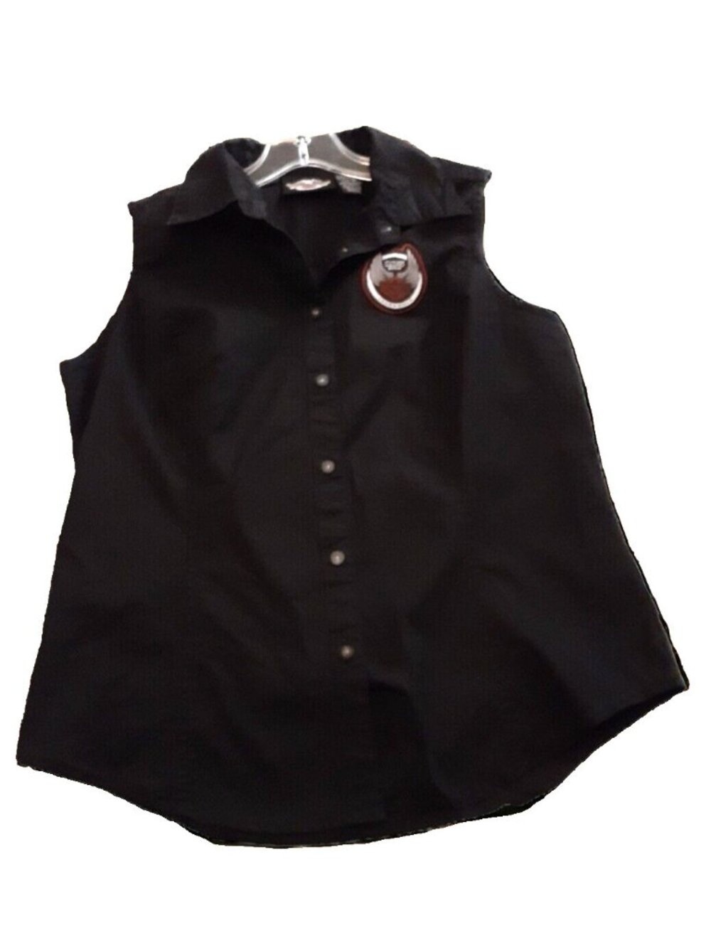 Harley Davidson Anniversary 1903 - 2008 Button Front Embroidered Back & Patch L